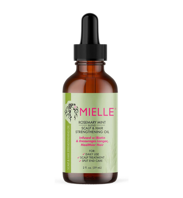 Mielle Organics MIELLE ROSEMARY MINT, SCALP & HAIR OIL, INFUSED W/BIOTIN & ENCOURGES GROWTH, FOR DAILY USE, SCALP TREATMENT, SPLIT END CARE & SCALP & STRENGTHENING OIL