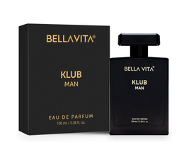 Bella Vita Luxury Perfume For Men - Bellavita KLUB Eau De Parfum for Men| Musky & Spicy Men's Perfume| Lemon, Rose & Vanilla| Long Lasting Fragrance for Men- 100 ML