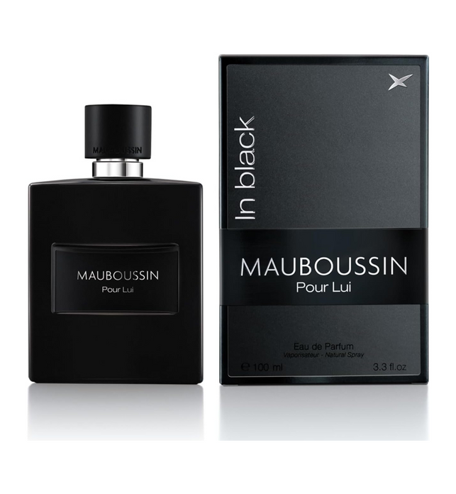 Mauboussin Pour Lui In Black 100ML (3.3 Fl Oz) Eau de Parfum for Men Woody & Oriental Scents