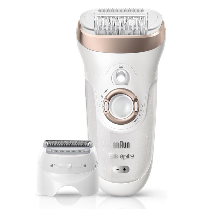 Braun Silk-Épil 9 9-561 Wet & Dry Cordless Epilator/Epilation + 6 Extras