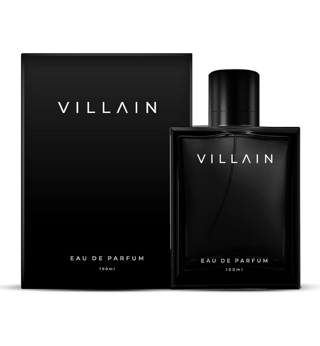 Villain Perfume For Men 100 ML  Eau De Parfume  Premium Long Lasting Fragrance Spray  Woody & Spicy