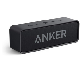 Upgraded, Anker Soundcore Bluetooth Speaker With IPX5 Waterproof, Stereo Sound, 24H Playtime, Portable Wireless Speaker