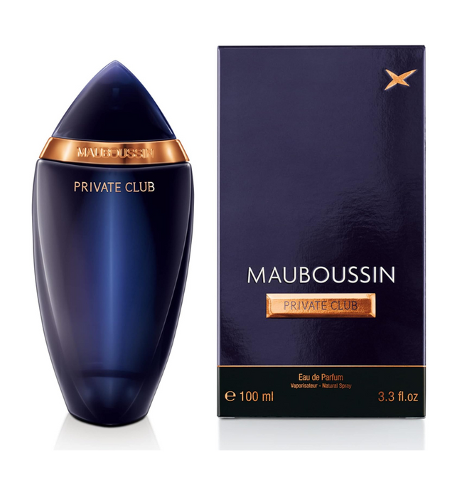 Mauboussin Private Club 100ml (3.3 Fl Oz) Eau de Parfum for Men Woody & Oriental Scents