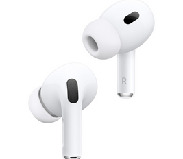 Apple AirPods Pro 2 Wireless Earbuds, Bluetooth Headphones, Active Noise Cancellation, Hearing Aid Feature, Transparency, Personalized Spatial Audio, High-Fidelity Sound, H2 Chip, USB-C Charging