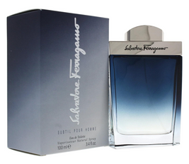 Salvatore Ferragamo Subtil Eau de Toilette Spray for Men, 3.4 Ounce