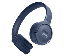 JBL Tune 520BT Wireless On-Ear Headphones, Pure Bass Sound, 57H Battery with Speed Charge, Hands-Free Call + Voice Aware, Multi-Point Connection, Lightweight and Foldable - Blue, JBLT520BTBLUEU