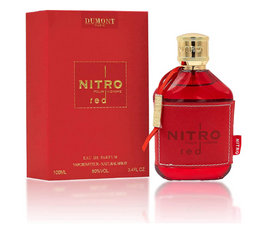 Dumont NITRO RED  3.4oz  Eau De Parfum -Luxury Perfume for Men Fruit, Woody, Floral & Masculine Fragrance  Long Lasting Cologne Mist & Body Spray  for Him