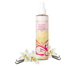 Pacifica Beauty, Island Vanilla All Natural Hair and Body Mist Spray, 100% Vegan, Cruelty & Phthalate & Paraben-Free, Clean Fragrance, 12 Fl Oz, Pack of 2