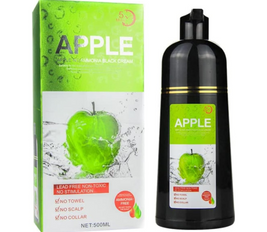 Mokeru Apple Herbal Extract Hair Color Dye Cream No Side Effect Shampoo For White Hair