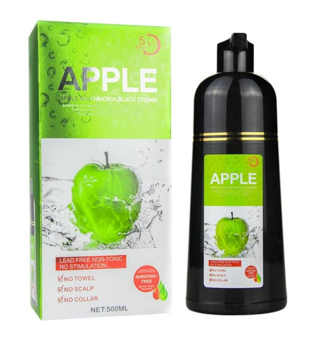 Mokeru Apple Herbal Extract Hair Color Dye Cream No Side Effect Shampoo For White Hair