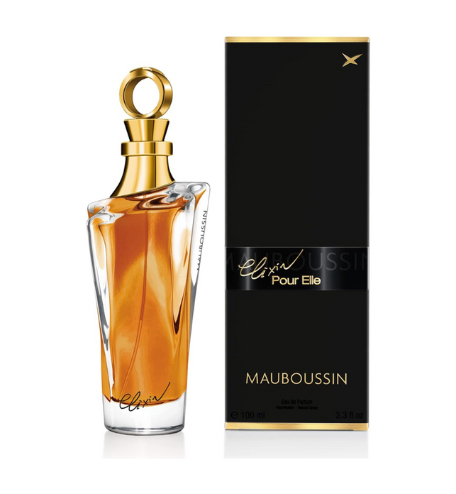 Mauboussin Elixir Pour Elle 100ML (3.3 Fl Oz) Eau de Parfum for Women Floral & Oriental Scents