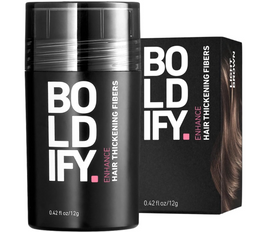 BOLDIFY Hair Fibers for Thinning Hair (LIGHT BROWN) Hair Powder 12g Bottle Undetectable & Natural Hair Filler Instantly Conceals Hair Loss Hair Thickener, Topper for Fine Hair for Women & Men