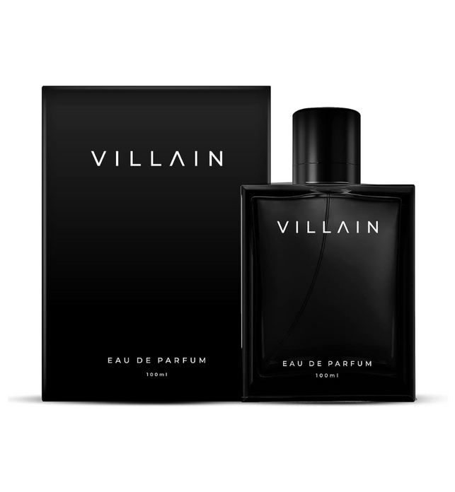 Villain Perfume For Men 100 ML Eau De Parfum  Premium Long Lasting Fragrance Spray  Woody & Spicy