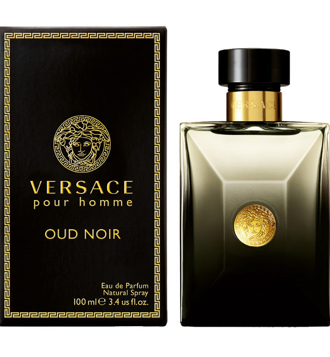 Versace Oud Noir For Men - Eau De Parfum, 100 ML