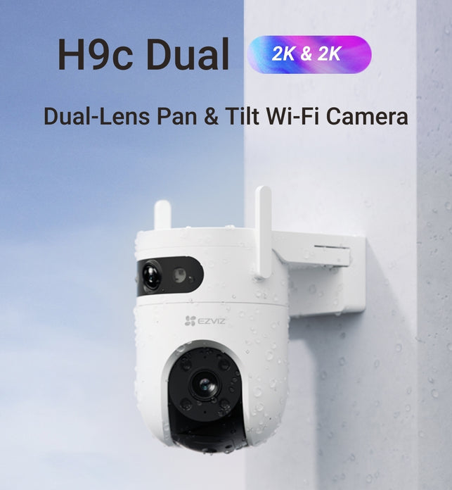 Ezviz H9c 2K & 2K Dual-Lens Pan & Tilt Wi-Fi Camera