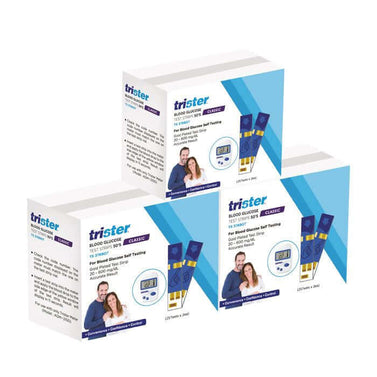 Trister Blood Glucose Test Strips 2 x 50's