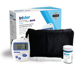 Trister Blood Glucose Monitoring System + 25 Test Strips Model-TS 375BG