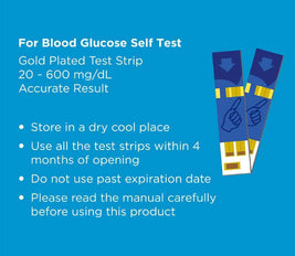 Trister Blood Glucose Test Strips 1 x 50's