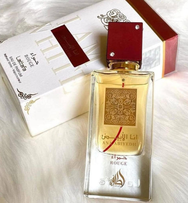 Lattafa Ana Abiyedh Rouge Unisex Eau De Perfume, 60 ML