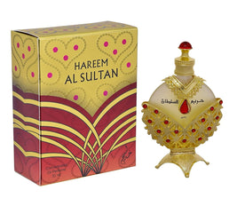 Khadlaj Perfumes Hareem Al Sultan Concentrated Perfume Oil Gold for Women, 35ML